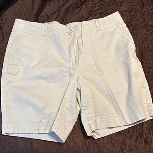 Talbots Women's Classic Tan Bermuda Petite Shorts, 16P